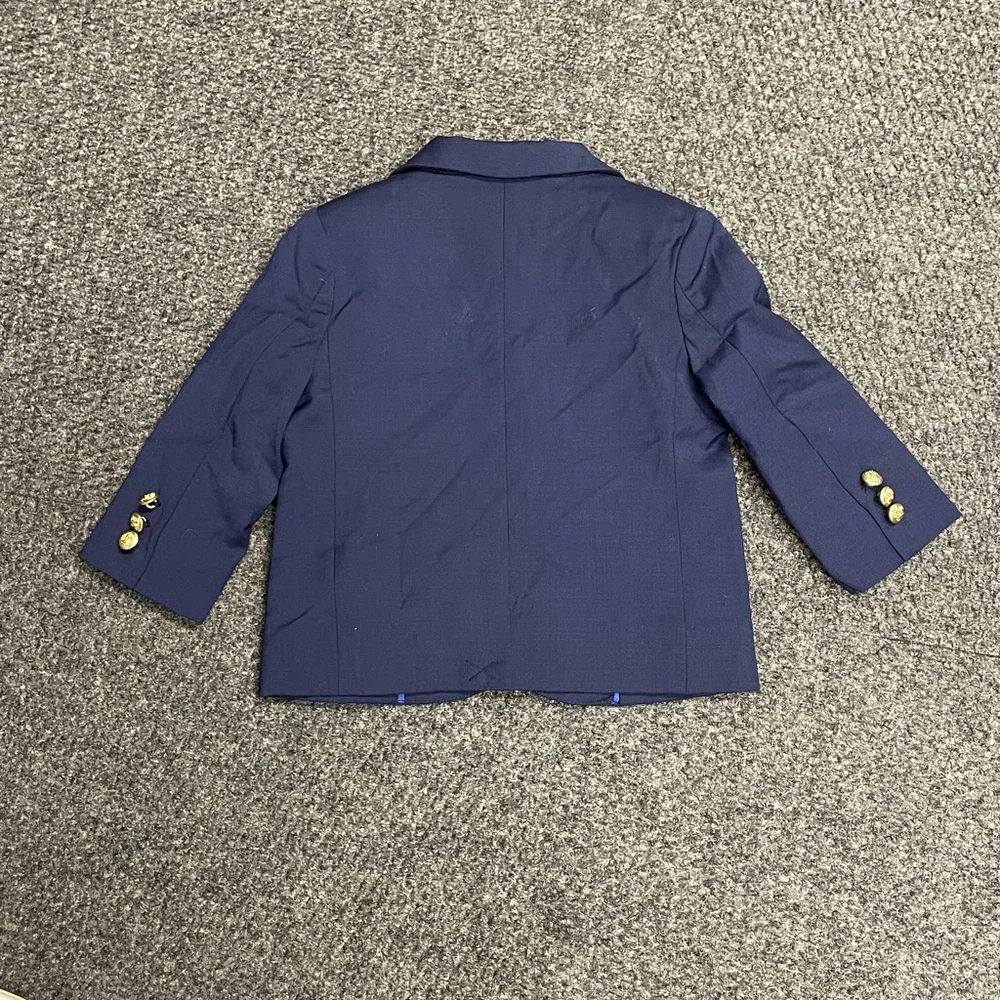 Janie and Jack Navy Blazer with Gold Buttons Baby Boys NWT size 6-12 months - Picture 5 of 5